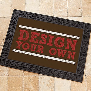 Create Your Own Custom Doormat - Brown