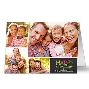 Happy Everything Photo Christmas Cards- 5 Photo