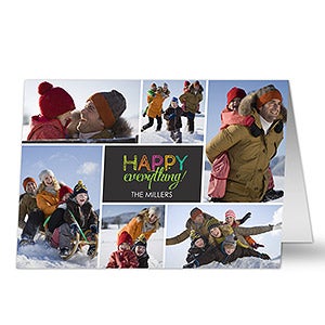 Happy Everything Photo Christmas Cards- 7 Photo