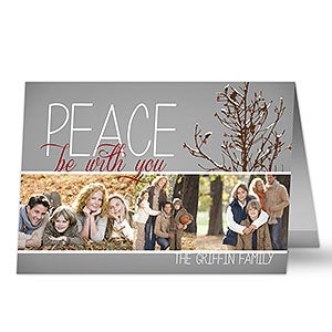 Holiday Peace Photo Christmas Cards