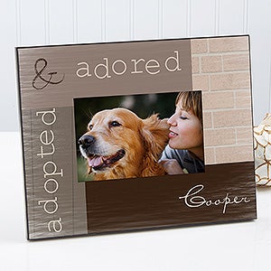 Personalized Pet Picture Frames   Adopted Pet