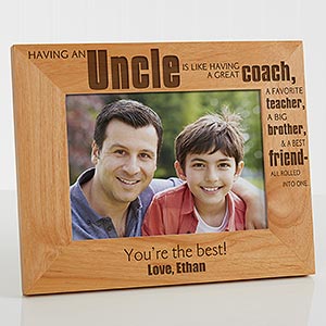 Special Uncle Personalized Photo Frame- 5 x 7