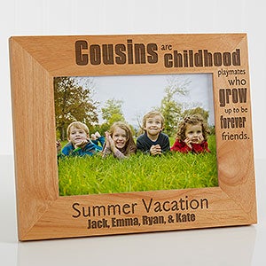 Cousin's  Personalized Picture Frame - 5 x 7