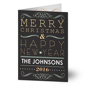 'Tis The Season Personalized Christmas Cards