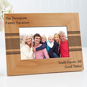 Simplicity Write Your Message Personalized Photo Frame- 4 x 6