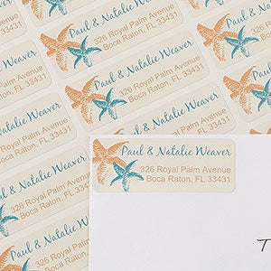 Tropical Paradise Return Address Labels