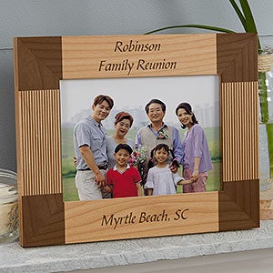 Personalized 4x6 Wood Picture Frame - Create Your Own Design