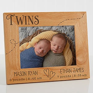 Twin Love Personalized Frame- 5 x 7