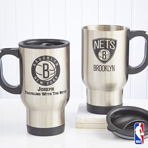 Personalized NBA Basketball Travel Mugs