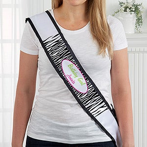 Personalized Party Girl Satin Sash