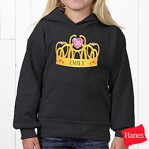 Princess Personalized Youth Hooded Sweatshirt