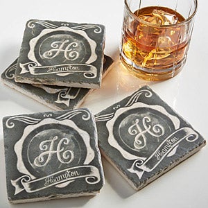personalized bar coasters