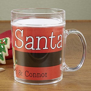 Cookies For Santa Personalized Melamine Mug