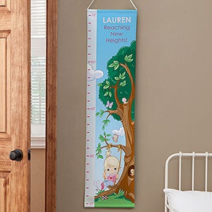 Personalized Girls Growth Chart - Precious Moments