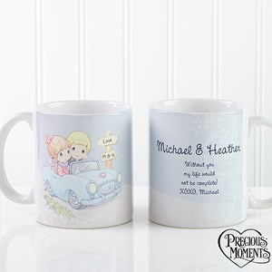 Personalized Coffee Mugs   Precious Moments Couple