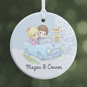 Personalized Christmas Ornaments - Precious Moments Romantic Couple