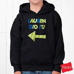 Personalized Kids Sweatshirts   They Did It