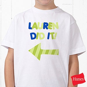 They Did It! Personalized Hanes® Youth T-Shirt