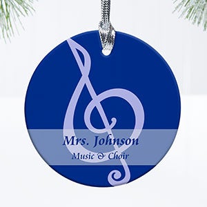 Personalized Teacher Christmas Ornaments