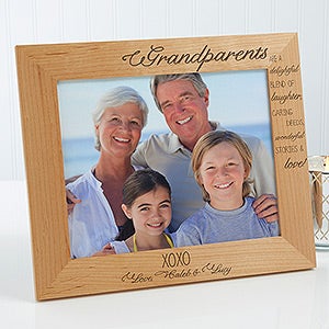 Wonderful Grandparents Personalized Photo Frame- 8 x 10