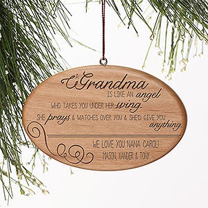 Personalized Grandparent Ornaments   Wonderful Grandma