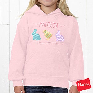 Personalized Easter Sweatshirts   Hip Hop Bunny & Chick