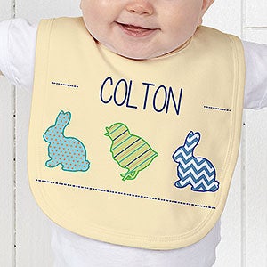 Personalized Easter Baby Bib