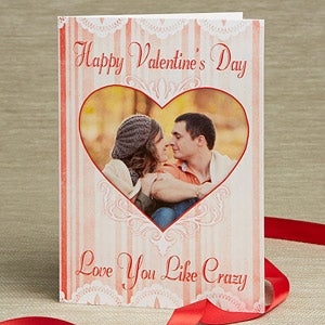 Vintage Heart Personalized Greeting Card