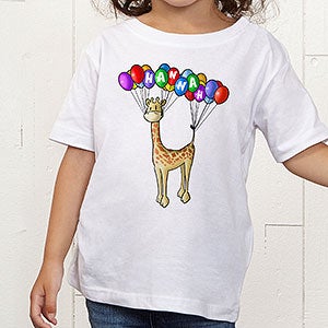 Floating Zoo Personalized Toddler T-Shirt