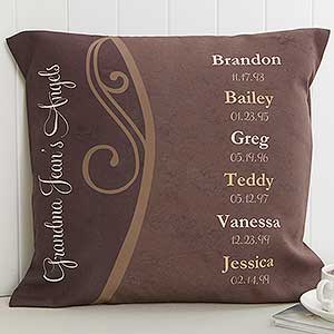 My Grandkids Personalized 18 Throw Pillow