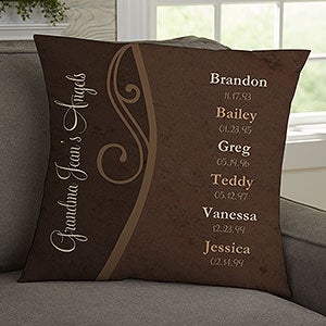 Personalized Throw Pillow for Grandparents 18