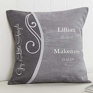 My Grandkids Personalized 14 Throw Pillow