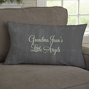 Personalized Lumbar Pillow - My Grandkids