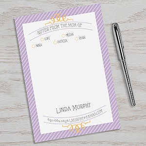 Personalized Notepads - From The Mom Of