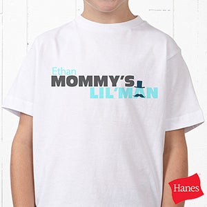 Mothers Day Gifts    Personalized Mother & Son Kids Shirts   Mommys Little Man