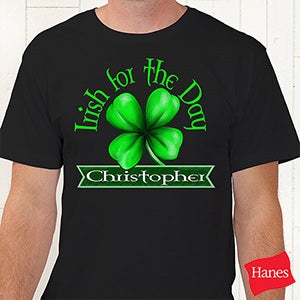 Personalized Irish St Patricks Day T Shirts   Lucky Clover