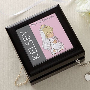 Personalized First Communion Keepsake Box - Precious Moments