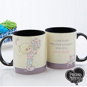 Precious Moments® Flower Bouquet Personalized Coffee Mug- 11 oz.