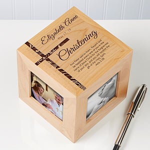 Personalized Photo Cubes - Christening & Baptism