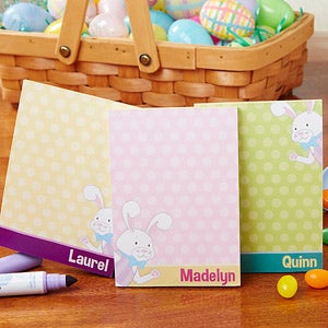 Personalized Easter Notepads - Easter Bunny