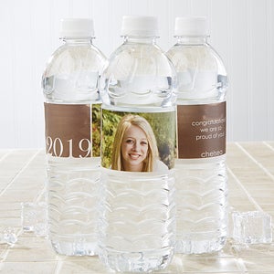 Personalized Water Bottle Labels - Proud Graduate - 24 labels