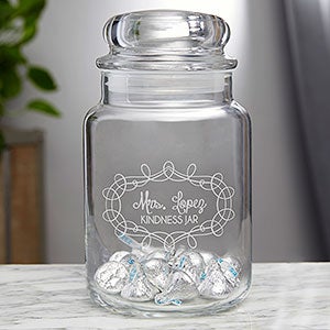 Personalized Candy Jars - Teacher's Treat