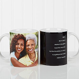 Mothers Day Gifts    Personalized Coffee Mugs For Women   Photo Sentiments