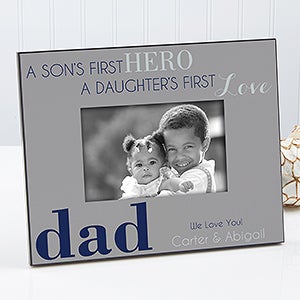 Fathers Day Gifts    First Hero/First Love Personalized Frame