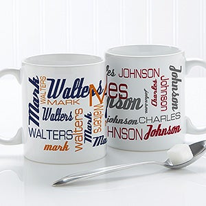 Personalized Coffee Mugs For Him - Signature Style - 14425-W