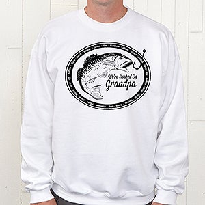 We're Hooked On....Personalized Adult Sweatshirt