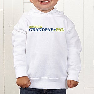 Grandpa's Favorite Personalized Toddler Hooded Sweatshirt