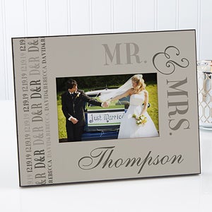 Personalized Wedding Picture Frames - We Said I Do