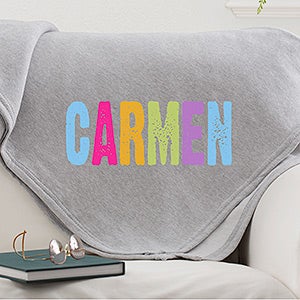 All Mine Personalized Sweatshirt Blanket