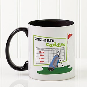 His Favorite Caddies Coffee Mug 11 oz.- Black